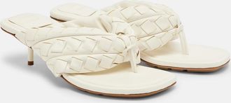 Bottega Veneta Salsa Intrecciato leather thong sandals
