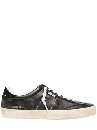 Golden Goose Black Soul Star Leather Sneakers