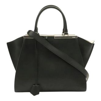 Fendi Pre-owned Vintage Schoudertas - Dames - Pre-owned - Zwart - Maat: ONE Size Leer