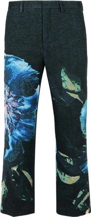 Dries Van Noten Panvel Floral-print Trousers