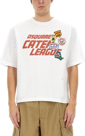 Dsquared2 T-Shirt With Print-Uomo