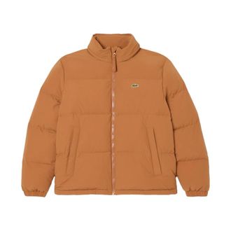 Lacoste Winter Jackets, male, Brown, Size: M Doudoune Matelassée