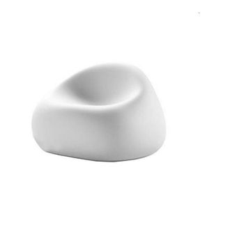 Plust Poltroncina Gumball In Polietilene 92x86x65 Bianco Uso Esterno
