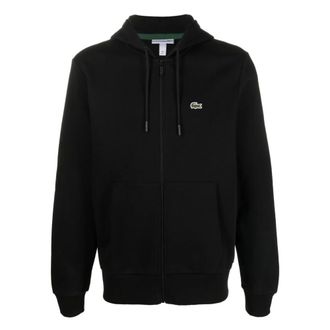 Lacoste Zip-throughs, male, Black, 3XL, Casual Sweatshirt 031C
