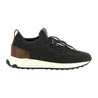 Tod's Stretch Fabric Sneakers - Heren - Schoenen - Grijs - Maat: 42 1/2 EU Zijde