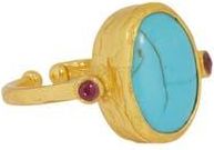 Ottoman Hands Lucia Turquoise Cocktail Ring in Gold at Nordstrom