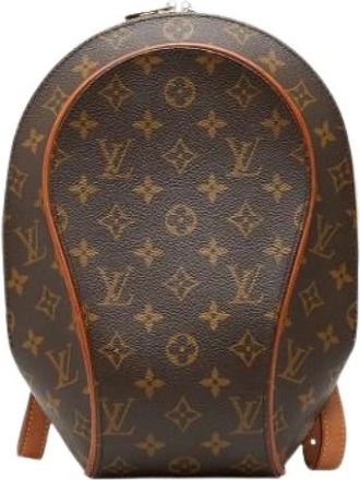 Louis Vuitton Pre-owned Backpacks, female, Brown, Size: ONE SIZE Pre-owned Canvas Backpack