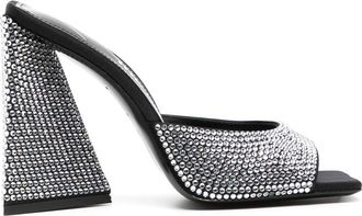 The Attico 115mm Devon sandals - women - Calf Leather - 36 - Black