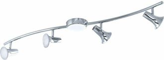 Eglo Eglo - Plafoniera led da 12 watt mobile soggiorno lobby faretto argento 93549
