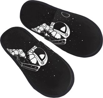 Generic Slippers For Women Astronaut Floating In Cosmos Slippers Anti-Skid Casual Man Shoes, For Hotel, Home, Indoor Outdoor, M