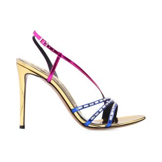 Alexandre Vauthier High Heel Sandals, female, Yellow, Size: 7 US Stiletto-heeled sandals