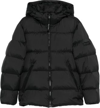 Marc O'Polo hooded padded jacket - Zwart