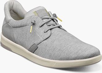 Florsheim Mens Crossover Canvas Plain Toe Slip On In Light Grey