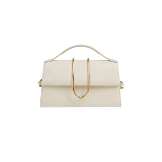 Jacquemus Handbags, female, White, Size: ONE SIZE Le Grand Bambino