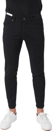 Pantaloni Torino Zwarte Reggae Jeans Elastisch Denim - Heren - Skinny Jeans - Zwart - W37 - Denim - Jeans