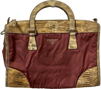 Prada Pre-owned Handbags, female, Red, Size: ONE SIZE Pre-owned Vintage Handbag