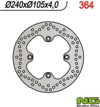 OEM Disco De Freno Delantero Honda Xrv 650 Africa Twin 240 Mm Ng