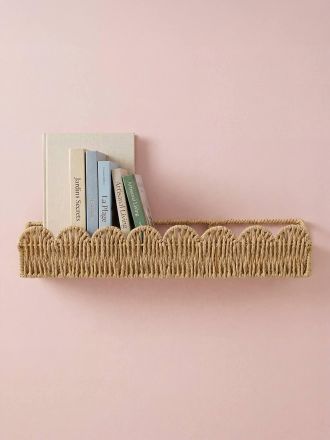 Vertbaudet Wandregal aus Papierkordel FESTON, Kinderzimmer beige