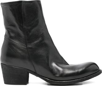 Officine Creative Wade boots - women - Fabric/Calf Leather/Calf Leather - 40 1/2 - Black