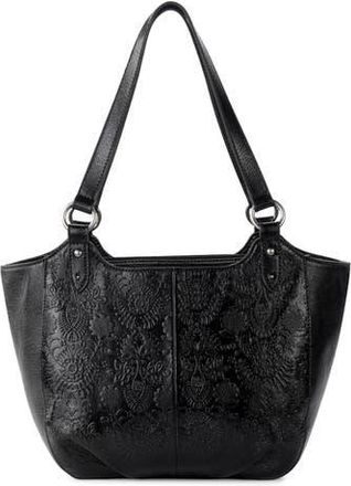 The Sak Bolinas Satchel in Black Floral Embossed at Nordstrom Rack