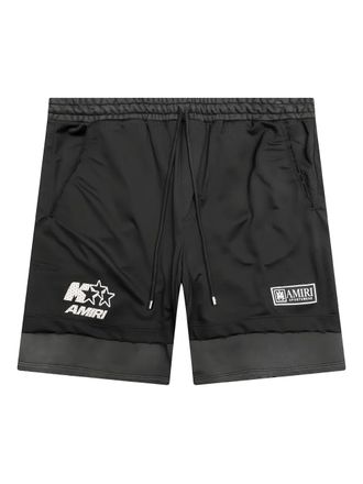 Amiri logo-print mesh basketball shorts - Black
