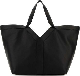 Saint Laurent Black Leather Y Shopping Bag