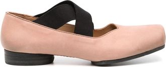 Uma Wang 25mm Square-Toe Ballerinas - Dames - Ballerinas - Roze - 41 EU - Leer - Schoenen