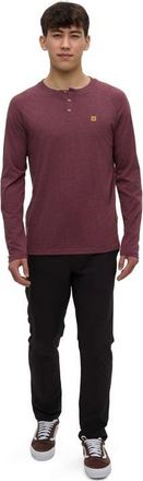 tentree Baker Henley Longsleeve in Rosewood Fleck at Nordstrom, Size Xx-Large
