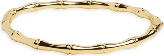 Argento Vivo Bamboo Hinge Bangle in Gold at Nordstrom
