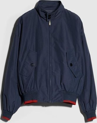 Gucci Technical Cotton Zip Jacket, Size XXL, Blue