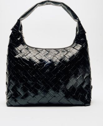 N&uacute;noo Big Dandy gevlochten Texas Black Tas