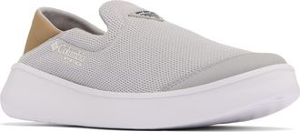 Columbia PFG Boatside Vent Slip-On Sneaker in Slate Grey/Beach at Nordstrom, Size 14