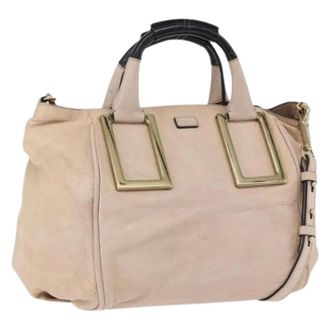 Chlo&eacute; Pre-owned Handbag - Dames - Pre-owned - Beige - Maat: ONE Size Leer