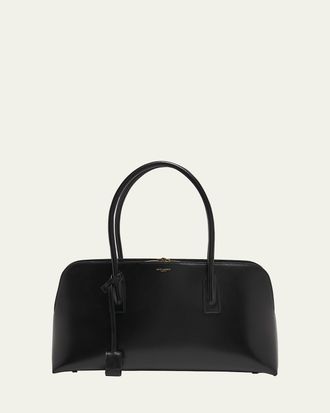 Saint Laurent Sac de Jour Large Bowling Top-Handle Bag in Leather
