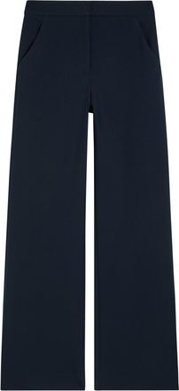 Veronica Beard Tonelli Straight-leg Woven Trousers - Navy - 14 (UK18 / Xxl)