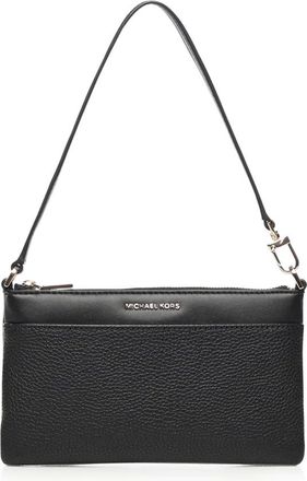 Michael Kors Tassen, Dames, Zwart, ONE Size, Jet Set Medium Pebbled Leather Wristlet