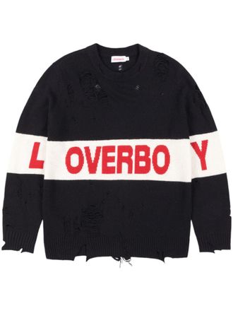 Charles Jeffrey Loverboy Maglione con effetto vissuto - Nero