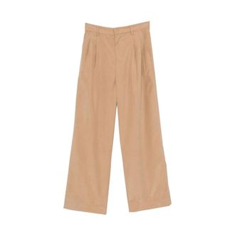 White Sand Wide Broeken - Dames - Wijde Broeken - Beige - XS - Broeken