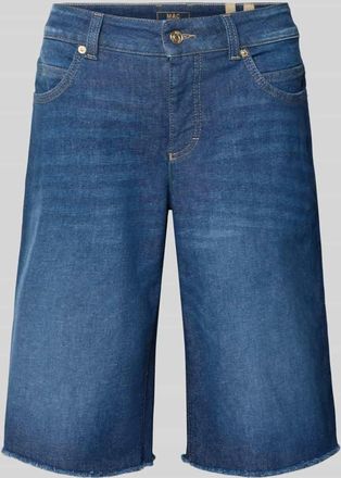 M.A.C Jeansshorts mit Fransen Modell Rich in Marine, Gr&ouml;&szlig;e 32