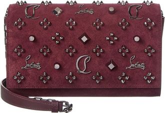 Christian Louboutin Paloma Suede Wallet On Chain