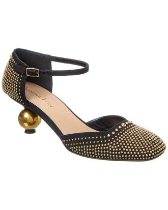 Dior D-Idole Canvas & Leather Pump