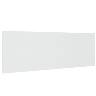 vidaXL Cabecero De Cama Pared Madera Contrachapada Blanco 240x1,5x80cm Vidaxl
