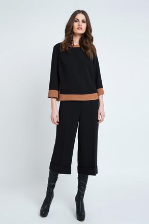 Móveis Conquista Zwarte Culottes met Omslag