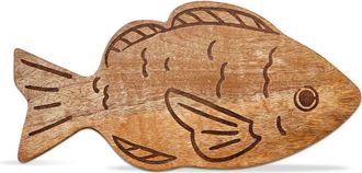 Tag Fish Board Natural Mango Wood Summer in Brown at Nordstrom