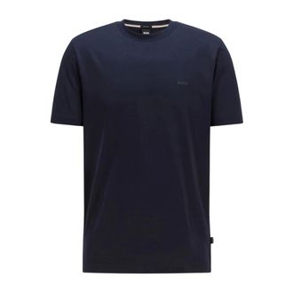 HUGO BOSS Tops, Heren, Blauw, L, Katoen, T-shirt