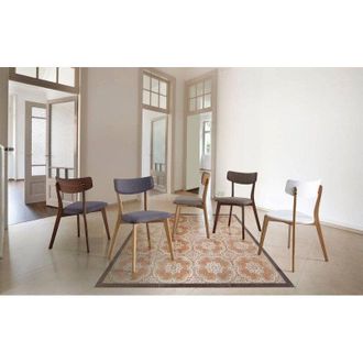 Fabrilamp Lampara Monterrey 8xe14 Cromo Pantalla Blanca