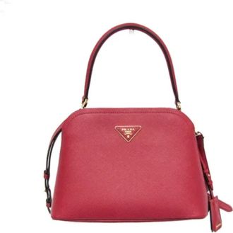 Prada Pre-owned Leather prada-bags - Dames - Vintage Handtas - Rood - ONE Size - Leer - Vintage