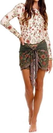 Agua Bendita Aranxa Aura Pareo Cover-Up In Green