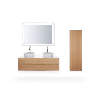 Duravit Tulip Blanco, Mueble De Ba&ntilde;o Colgado En La Pared, Ancho - Duravit