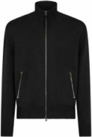 Tom Ford Truien - Heren - Vesten met rits - Zwart - XL - Hoodies & sweatvesten